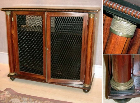 Lot image - Regency Rosewood Cabinet