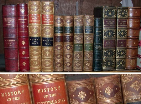 Lot image - [BINDINGS]  Group of twelve 8vo volumes