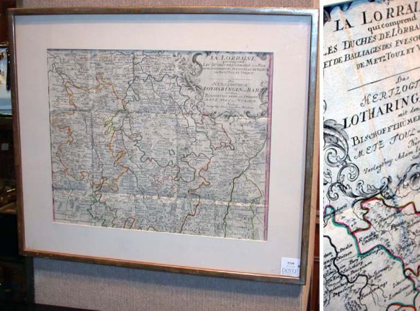 Lot image - [MAP]  FELSECKERN, ADAM JONATHAN  La Lorraine