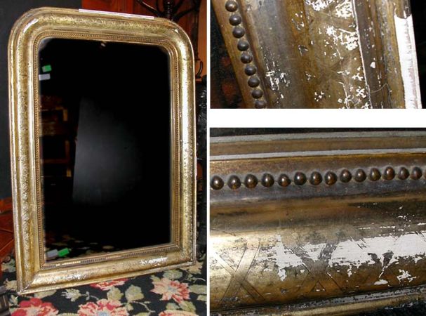 Lot image - Giltwood Mirror