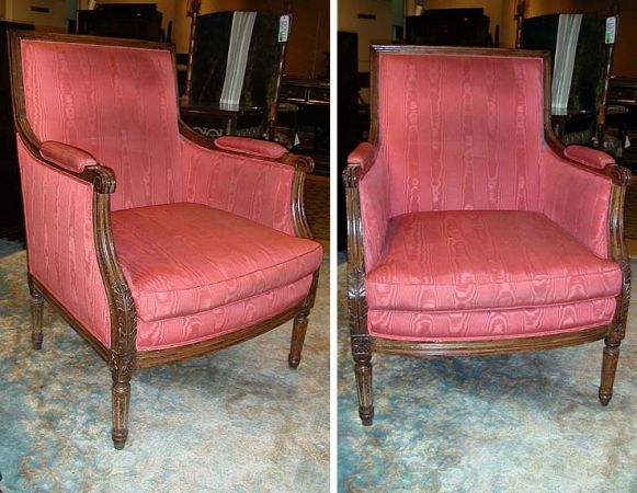 Lot image - Louis XVI Style Walnut Bergere