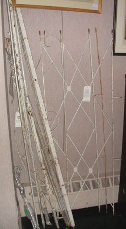 Lot image - White Painted Iron Bed