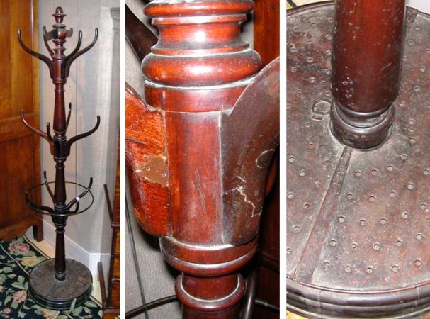 Lot image - Late Victorian Mahogany Hall Tree