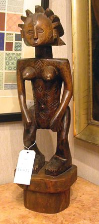 Lot image - African Carved Wood Figure