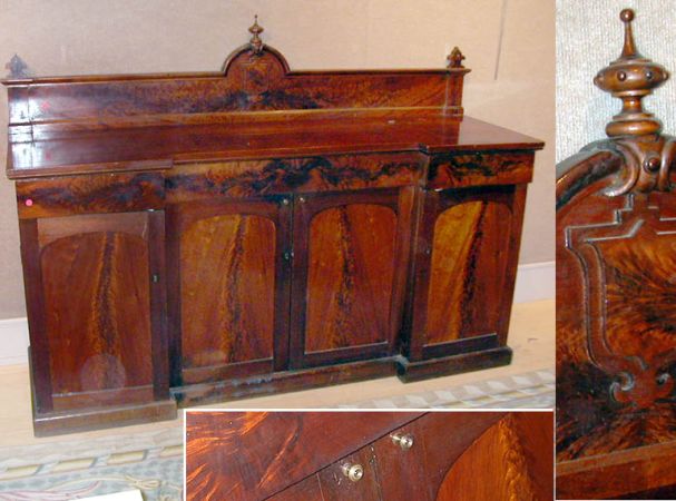 Lot image - Victorian Mahogany Sideboard
