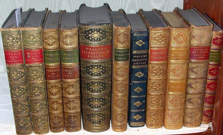 Lot image - [BINDINGS]  Group of eleven volumes