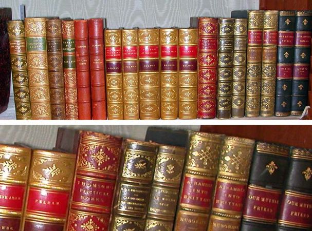 Lot image - [BINDINGS]  Eighteen volumes