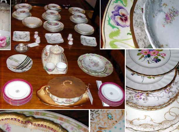 Lot image - Miscellaneous Group of Limoges and Other Porcelain Dinnerware