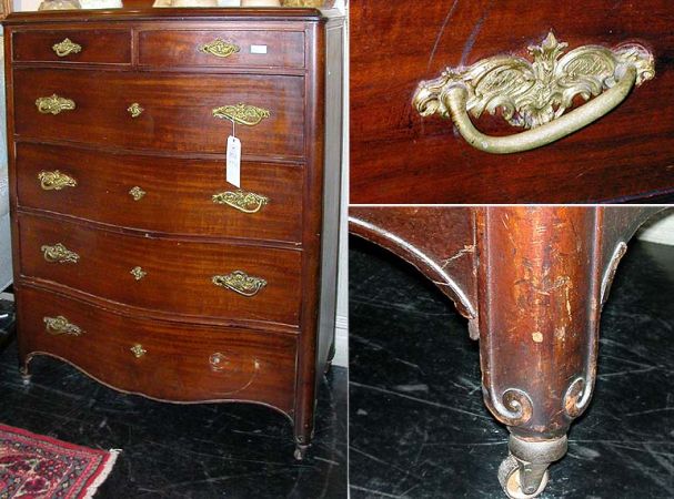 Lot image - Victorian Style Mahogany Gentlemans Chest