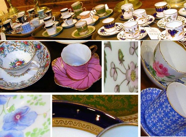 Lot image - Miscellaneous Group of Demitasse Cups and Saucers