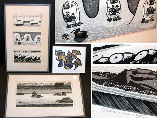 Lot image - Group of Three Japanese Prints