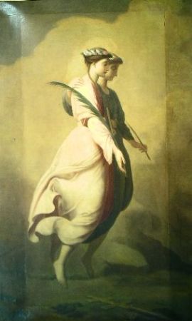 Lot image - Continental School 19th Century CLASSICAL FIGURES WITH PALM FRONDS