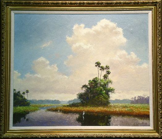 Lot image - Albert Ernest Bean Backus American, 1906-1990 FLORIDA LANDSCAPE