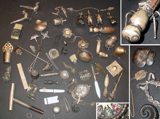 Lot image - Miscellaneous Group of Continental and American Silver Articles