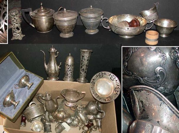 Lot image - Miscellaneous Group of American Sterling Silver Hollowware Articles