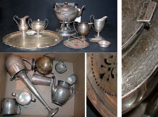 Lot image - Miscellaneous Group of American Sterling Silver Hollowware Articles
