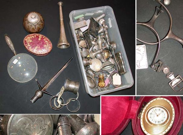 Lot image - Miscellaneous Group of Decorative Silver Articles