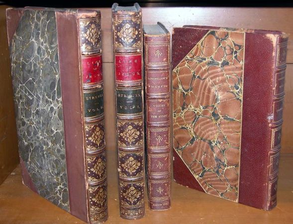 Lot image - [BINDINGS]  Twenty volumes of miscellaneous bindings