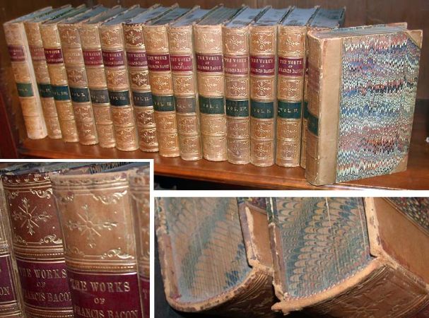 Lot image - [BINDINGS]  BACON, FRANCIS  Works