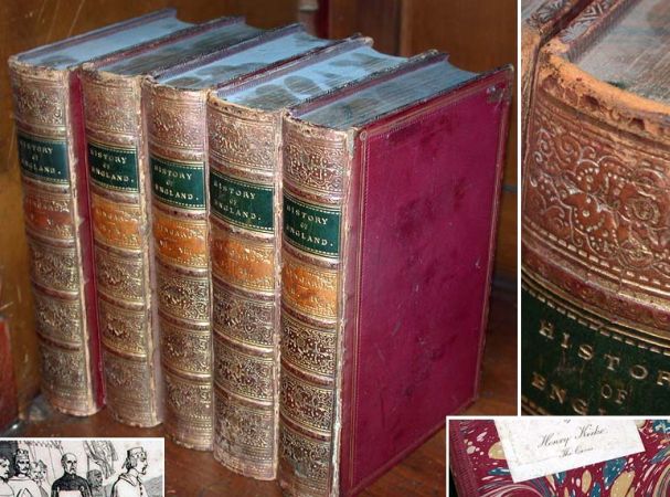 Lot image - [BINDINGS]  LINGARD, JOHN  History of England