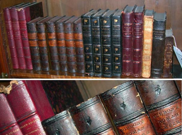 Lot image - [BINDINGS]  Group of eighteen miscellaneous bindings.