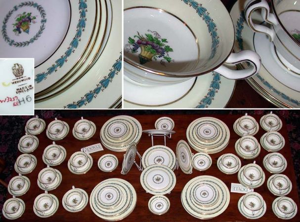 Lot image - Wedgwood Porcelain Dinner Service