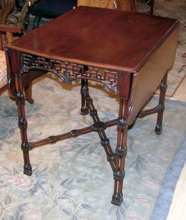 Lot image - George III Style Mahogany Pembroke Table