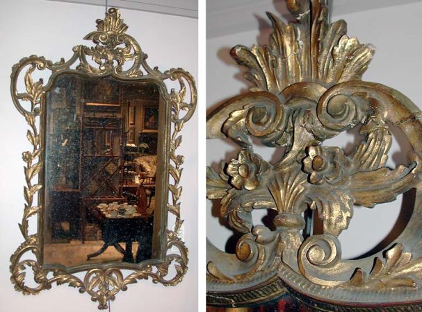 Lot image - George III Style Gilt-Wood Mirror