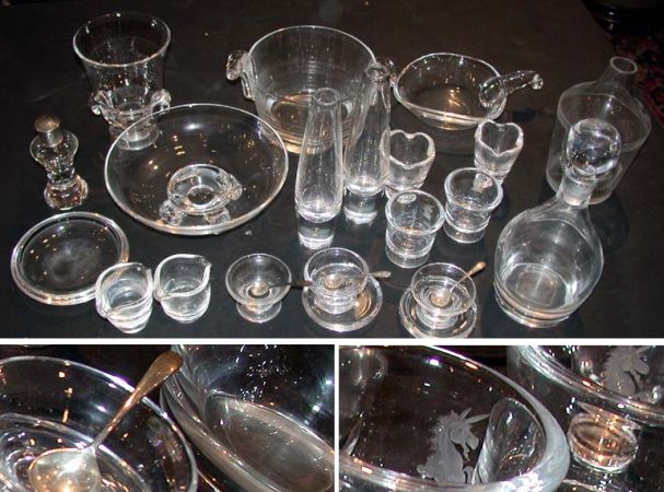 Lot image - Miscellaneous Group of Steuben Glass Articles