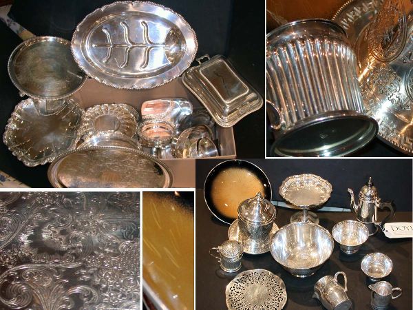 Lot image - Miscellaneous Group of Silver Plated Articles