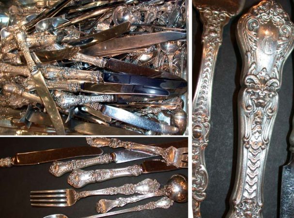 Lot image - Gorham Sterling Silver Flatware Service
