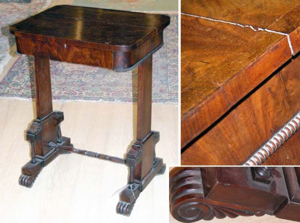 Lot image - Victorian Mahogany Work Table
