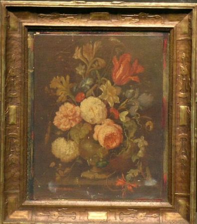 Lot image - Follower of Blin de Fontenay FLORAL STILL LIFE