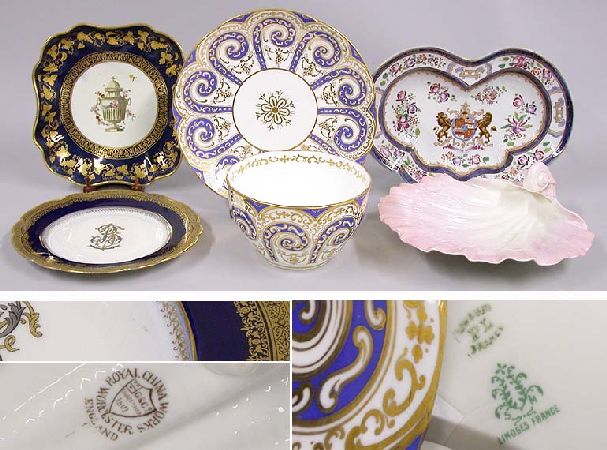 Lot image - Group of Porcelain Articles (combine with items 43 and 44)