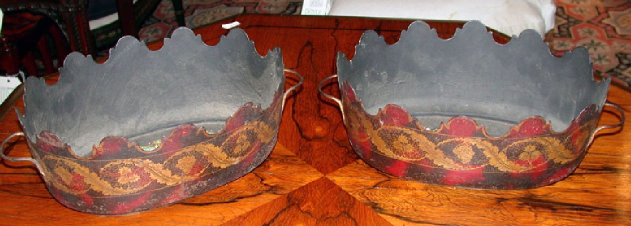 Lot image - Pair of Jacobean Style Walnut Armchairs