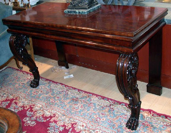 Lot image - Georgian Style Mahogany Console