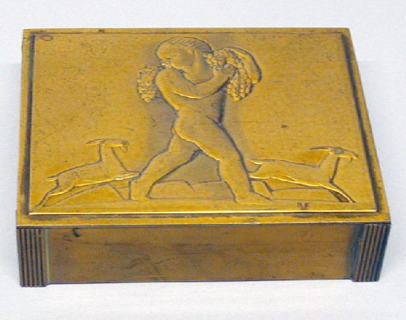 Lot image - Brass Humidor