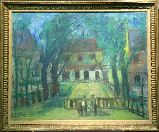 Lot image - Benjamin D. Kopman American, 1887-1965 LATE AFTERNOON, 1957