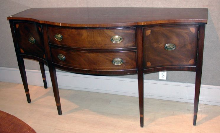 Lot image - Georgian Style Mahogany Sideboard