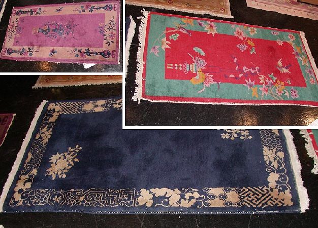 Lot image - Three Nichols Chinese Rugs