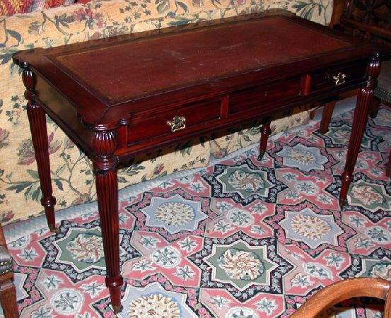 Lot image - Georgian Style Mahogany Writing Table