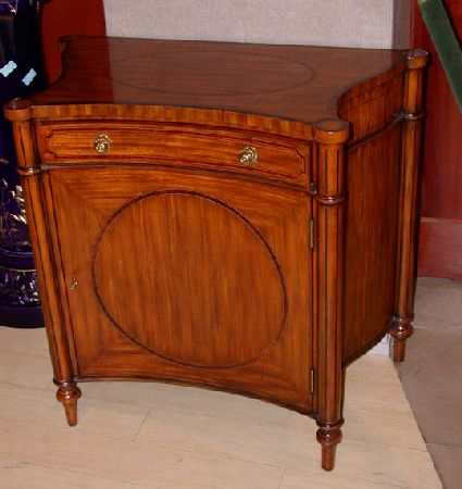 Lot image - Georgian Style Inlaid Mahogany Side Cabinet