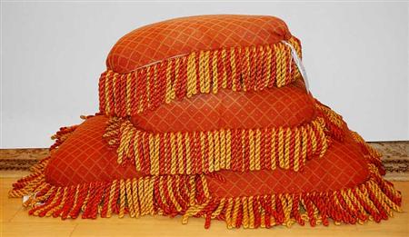 Lot image - Group of Four Throw Pillows