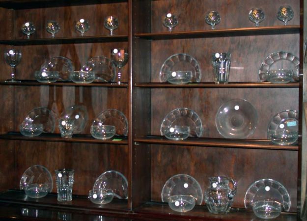 Lot image - Group of Baccarat Crystal Table Articles