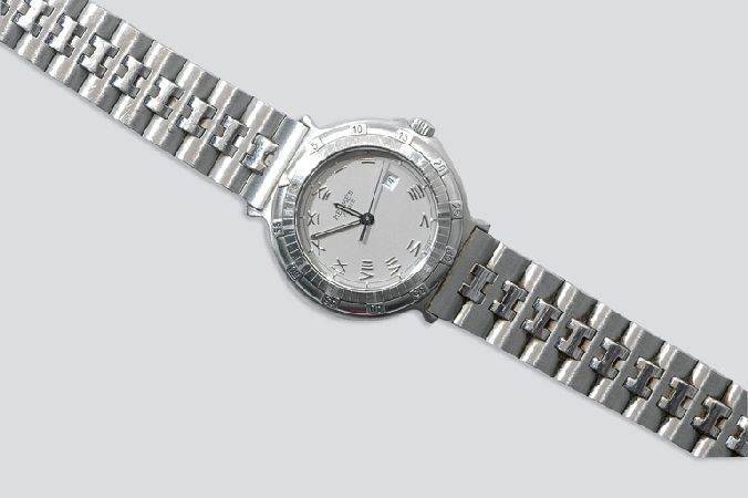 Lot image - Stainless Steel Wristwatch