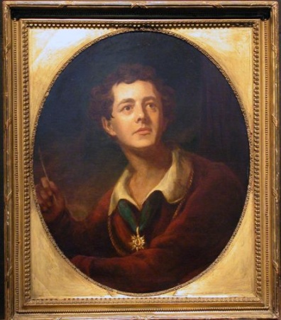 Lot image - Circle of Henry Inman PORTRAIT OF WILLIAM CHARLES MACREADY, PURPORTEDLY