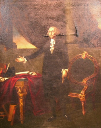Lot image - After Gilbert Stuart THE LANSDOWNE PORTRAIT OF GEORGE WASHINGTON