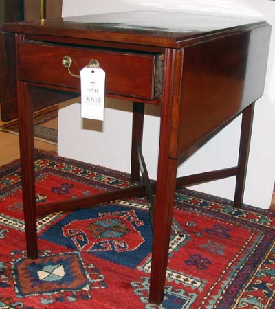 Lot image - Chippendale Mahogany Pembroke Table