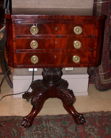 Lot image - Classical Mahogany Work Table