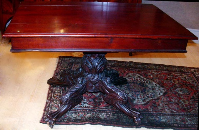 Lot image - Classical Mahogany Center Table